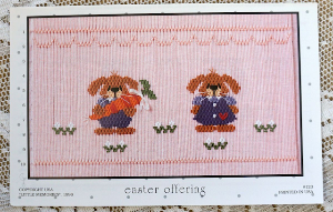 Little Memories Smocking Plate Easter Offering 123 OOP